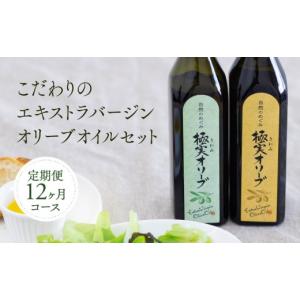 ふるさと納税 食用油 オリーブオイル 和歌山県 和歌山市 定期便12ヶ月コース こだわりのエキストラバージンオリーブオイルセット SM3-3
