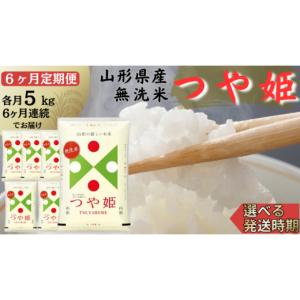 ふるさと納税 米 つや姫 山形県 遊佐町 定期便...の商品画像