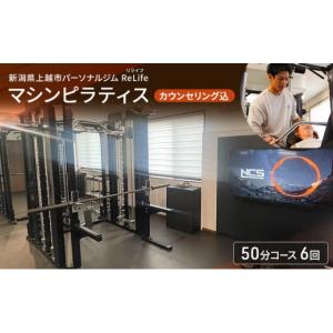 ふるさと納税 体験チケット 新潟県 上越市 新潟県上越市 パーソナルジム ReLife(リライフ) マシンピラティス 50分コース 6回 回数券 カウンセリング込 お試し …