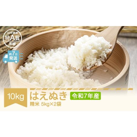 ふるさと納税 米 はえぬき 山形県 村山市  スピード配送 米 コメ 10kg 5kg×2 はえぬき...