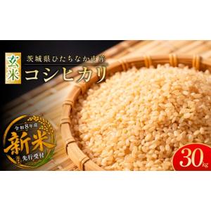 ふるさと納税 米 コシヒカリ 茨城県 ひたちなか市 令和8年度米 コシヒカリ 玄米 30kg 農家直送 | 新米 令和8年 先行受付 期間限定 コシヒカリ こしひかり 米 …