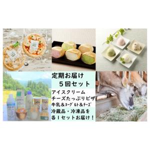 ふるさと納税 アイス・ヨーグルト 岐阜県 飛騨市 牧成舎 定期お届けセットB（5か月間コース）