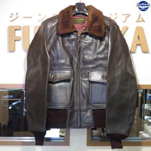 【売切れ】バズリクソンズ　G-1　革ジャン　Buzz Rickson's　G-1 MIL-J-7823【BR80145】01番色（ブラウン）｜furutaka