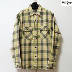 WACKO MARIA◇長袖シャツ/L/レーヨン/BLU/オンブレCK// : セカンド