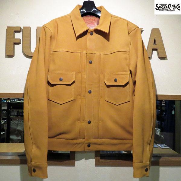 SALE  シュガーケーン　Sugar Cane 　COW SPLIT LEATHER BLOUSE...