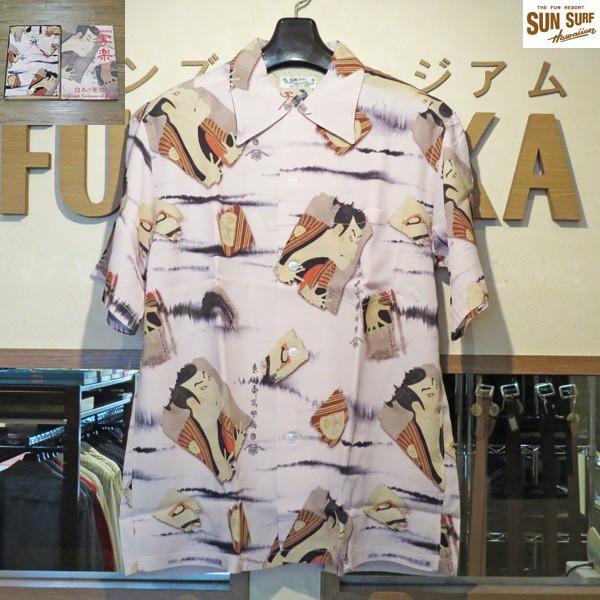SALE　サンサーフ　アロハシャツ　Sun Surf ×東洲斎写楽　日本の意匠　三代目大谷鬼次の奴江...