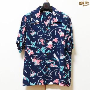 SUN SURF SURF（サンサーフ） 半袖 レーヨン ハワイアンシャツ 
