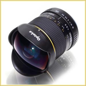 ［超広角 魚眼レンズ］ 6.5mm F3.5 Opteka OPT65 「Canon EOS キヤノン用」(国内正規品／日本語説明書／5年保証付き) キャノン用 交換レンズ