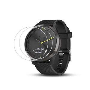 Zshion for GARMIN vivomove HR ガラスフィルム 強化ガラス 液晶保護フィルム 高透過率 気泡ゼロ 指紋防止 硬