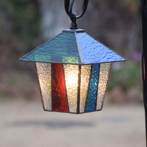 ステンドグラス ランプ ランタン 2 室内用 ステンドライト 室内照明