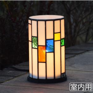 ステンドグラス ランプ ランタン 2 室内用 ステンドライト 室内照明