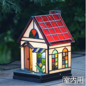 ステンドグラス ランプ ランタン 2 室内用 ステンドライト 室内照明