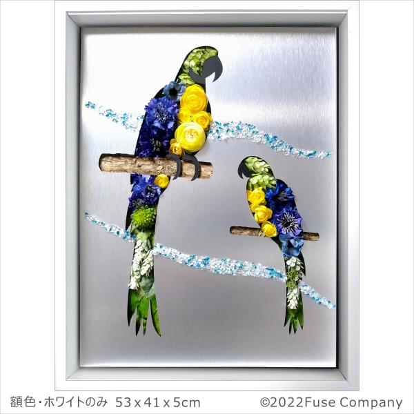 鳥 インコ 観葉植物 フェイクグリーン 絵画 インテリア 油絵 壁掛け ポスター 北欧 アートパネル...