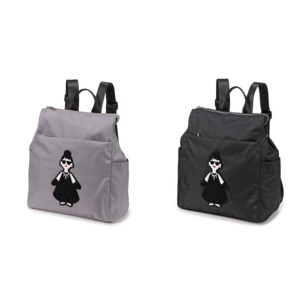 ハッピーフェイス レディエマ 多ポケット リュック (HAPPY FACE LADYEMMA) レデ...