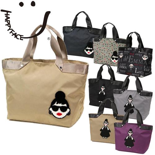 ハッピーフェイス レディエマ トートバッグ 8種類展開 (HAPPY FACE LADYEMMA) ...