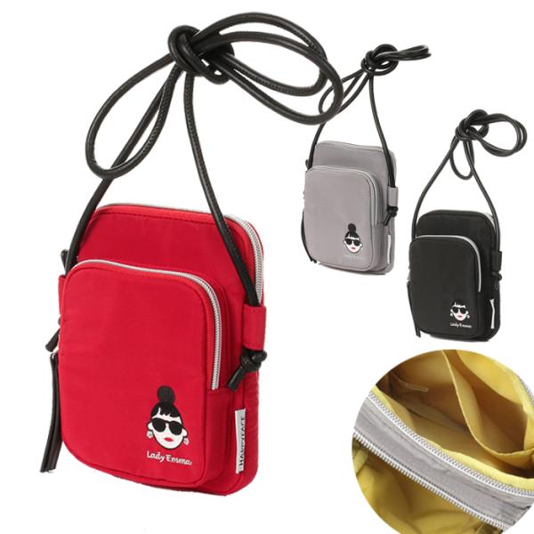 [メール便対応] ハッピーフェイス レディエマ ミニポシェット   （かわいい ポシェット ミニバッ...