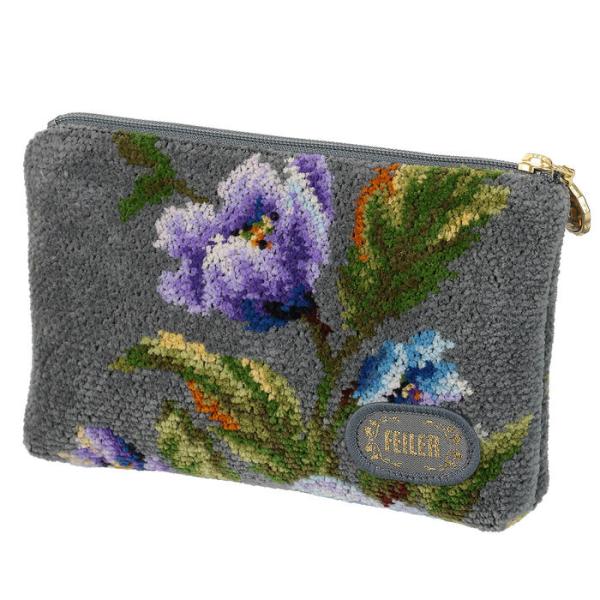 [メール便対応]正規品 FEILER（フェイラー）アメジストブルーム コスメポーチ（ABL22202...