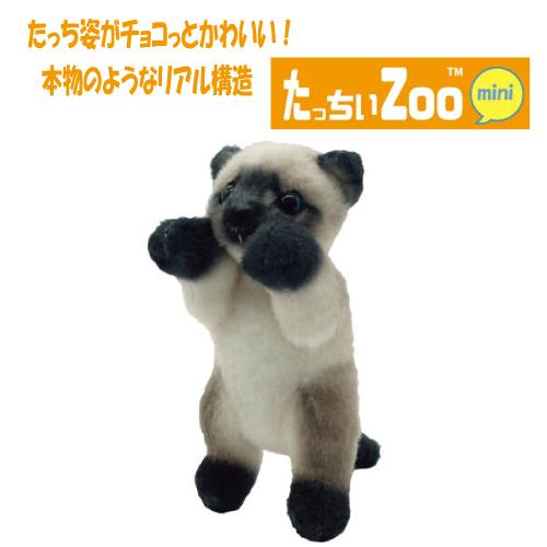 たっちぃZOO にゃんこ mini シャム猫 ぬいぐるみ（ねこ ネコ プレゼント ギフト 贈り物 母...
