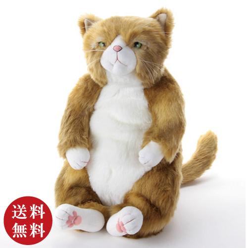 Cuddly(カドリー） ねこのぬいぐるみ　わさ美（猫のワサビ/薄茶色）