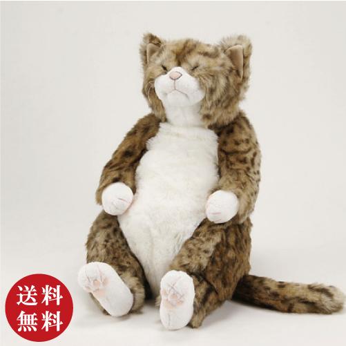 Cuddly(カドリー） ねこのぬいぐるみ　猫の「ピンカートン」　茶トラ