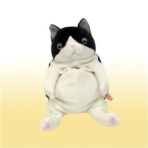 もちねこ ぬいぐるみ M ハチワレ (猫/ネコ/シナダグローバル)