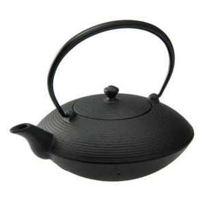 及源鋳造 南部鉄器 及源 OIGEN 鉄急須（ホーロー加工）千草 550ml (鉄