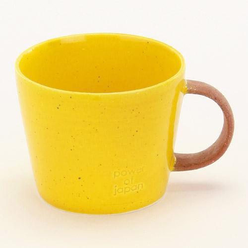 日本製 美濃焼 イエロー デカマグ（スープマグ/マグカップ）