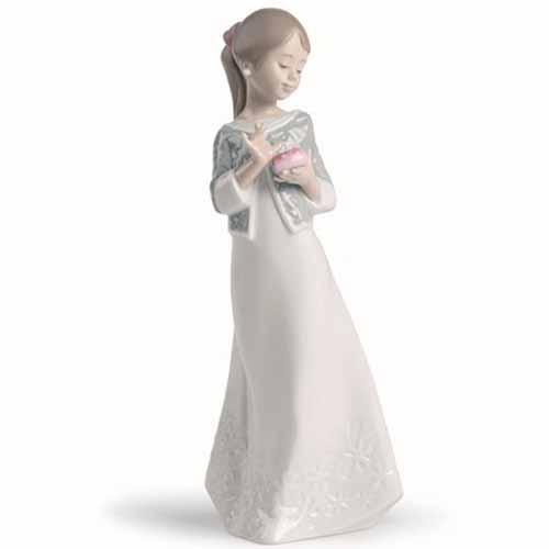 正規品 NAO 心からの贈り物（リヤドロ姉妹ブランド）（置物 インテリア ポーセリン人形）