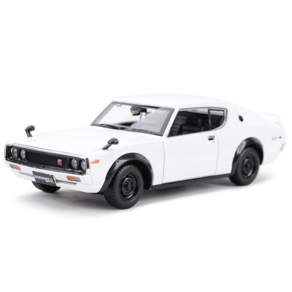 Maisto（マイスト） 1/24 1973 ニッサン スカイライン 2000GT-R ホワイト ／...