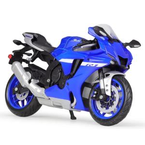 Maisto（マイスト） 1/12 ヤマハ YZF-R1 2021 ブルー ／ オートバイ バイク ダイキャストカー ミニカー 完成品