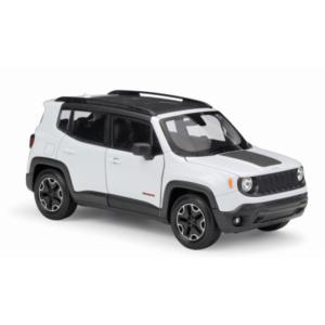 ウィリー 1/24 ジープ レネゲード ホワイト  Welly 1/24 Jeep Renegade レース スポーツカー ダイキャストカー Diecast Model ミニカー 完成品｜fushimimarket