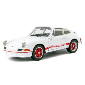 ウィリー 1/24 ポルシェ 911 カレラ RS 2.7 ホワイト  Welly 1/24 Porsche 911 Carrera RS 2.7 スポーツカー ダイキャストカー Diecast Model ミニカー 完成品