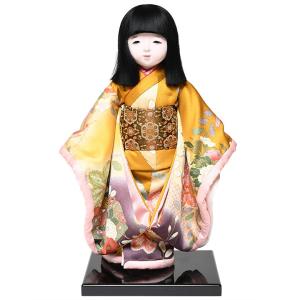 ●プレゼントい〜っぱい‼●新品未使用　味岡映水作　市松人形12号女の子正絹京友禅 味岡映水作 ミニ5号 市松人形 (126)】約26センチ | 味岡人形