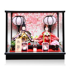 ひなケース 十五人芥子親王柳金襴衣装：伏見屋監修 : 人形の伏見屋