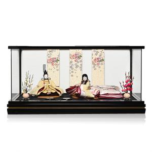 ひなケース 十五人芥子親王柳金襴衣装：伏見屋監修 : 人形の伏見屋