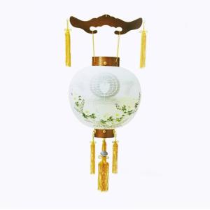 岐阜提灯「絹二重特選神代杉」 【20時間】一対 : 人形の伏見屋 - 通販