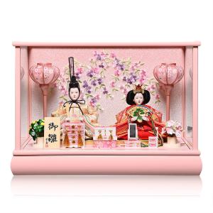 おひなさま　芥子親王柳官女　ケース入り 楽天市場】【ひなケース】十五人芥子親王柳金襴衣装：伏見屋監修