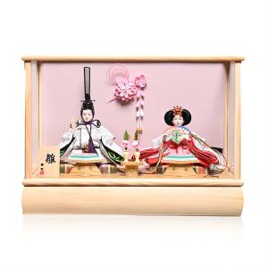 ひなケース 十五人芥子親王柳金襴衣装：伏見屋監修 : 人形の伏見屋