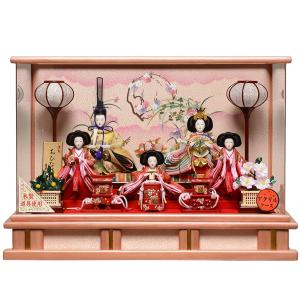 ひなケース 十五人芥子親王柳金襴衣装：伏見屋監修 : 人形の伏見屋