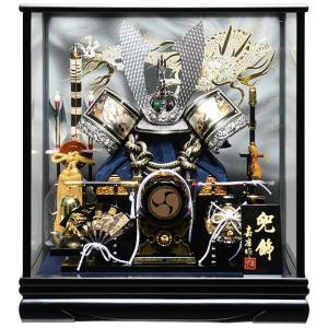 五月人形 武士の鎧　ケース&オルゴールつき 楽天市場】【五月人形】【武将鎧】兜・鎧・大将ケース12号中鍬形兜