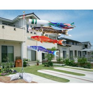 YSヤマザキ パワーポール 8号 3m 鯉のぼりセット 新品 未使用 3m銀河鯉のぼりポールスタンド付セット【どこでもガーデンセット