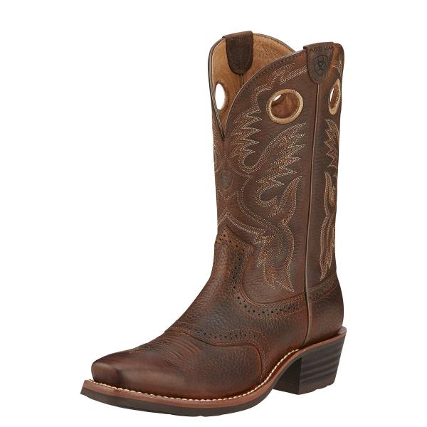 Ariat Heritage Roughstock ウエスタンブーツ   キッズ レザー カントリー...