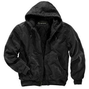 並行輸入品】Men's Quilted Lined Flannel Hooded Shirt Jacket