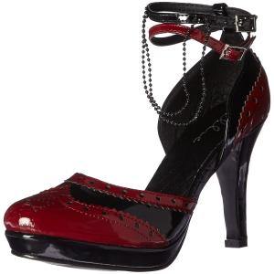 バンパイアレス アンクルストラップパンプス バーガンディ 24cm Ellie Shoes Women's 414 Vampyre 並行輸入品｜fusion-f