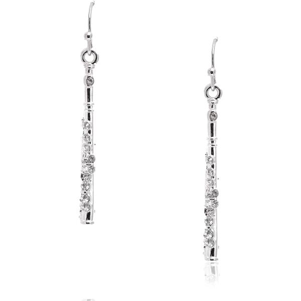 【並行輸入品】Spinningdaisyダングルラインストーンフルートイヤリング　