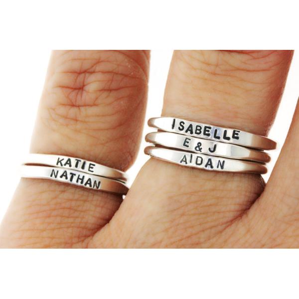 【並行輸入品】Teeny Tiny Stacking Sterling Silver Ring By...