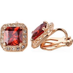 【並行輸入品】Yoursfs Clip on Square Earrings For Women N...