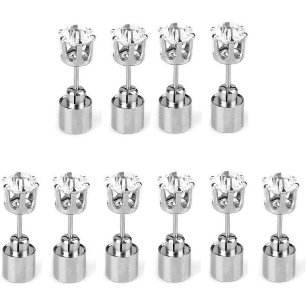 【並行輸入品】justfund 5ペアLEDイヤリング、Glowing Light Upイヤリングマ...