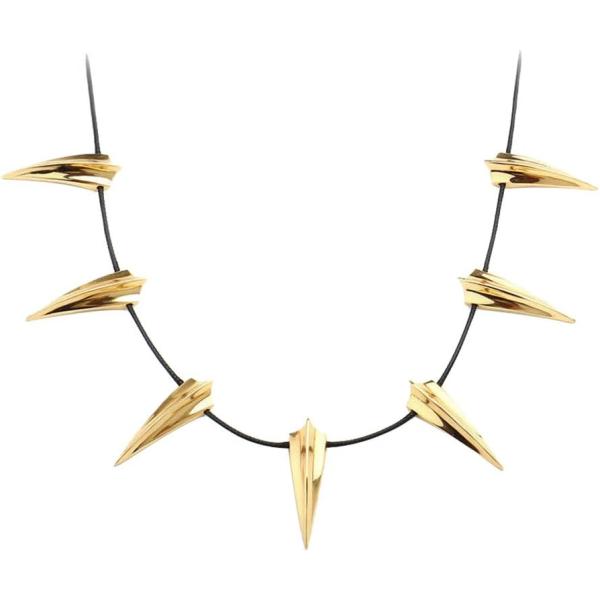 (Gold) - BUUFAN Chic Gold Stainless Steel Necklace...