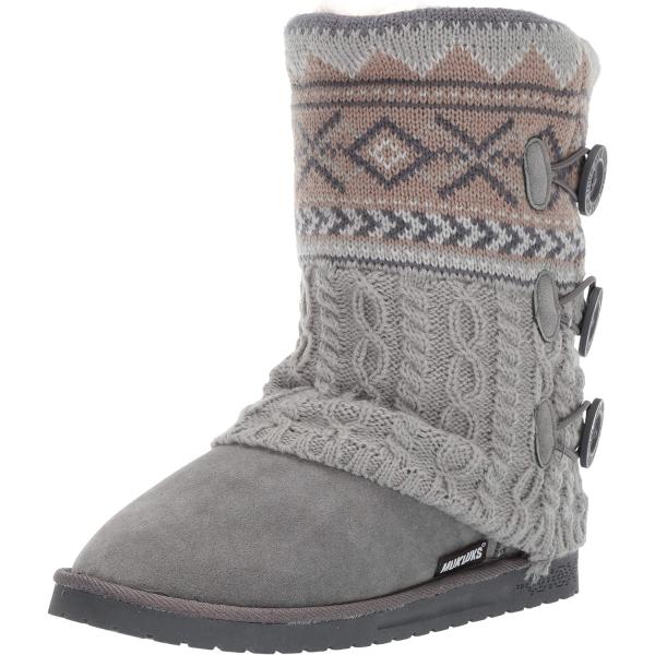 【並行輸入品】[MUK LUKS] レディース US サイズ: 9 M US カラー: グレー　